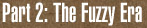 Part 2: The Fuzzy Era